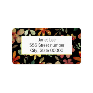 Gorgeous one of a-kind address labels adressetikett