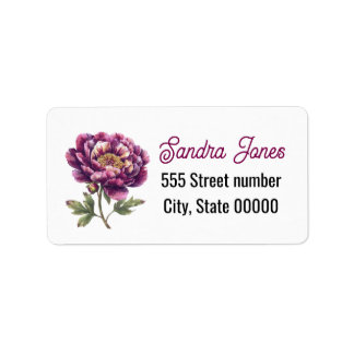 Gorgeous one of a-kind address labels adressetikett
