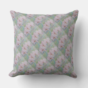 GORGEOUS WHITE ORCHIDS PATIO PILLOW KUDDE