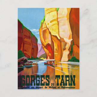 Gorges du Tarn Canyon, Frankrike Vykort