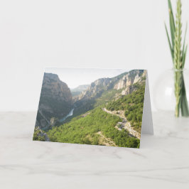 Gorges du Verdon, Frankrike Kort