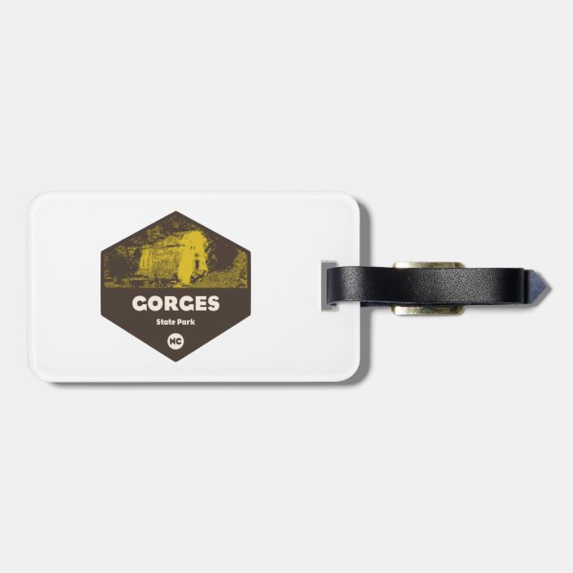 Gorges State Park North Carolina Bagagebricka (Baksida Vågrät)
