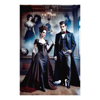 Gorgeus Victorian Vampires Fototryck