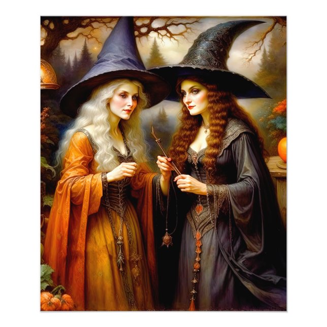 Gorgeus Victorian Witches Fototryck (Framsidan)