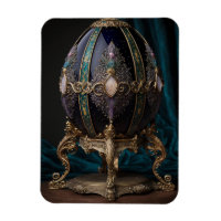 Gorgisk gotisk ägg med armar i Faberge Stil.