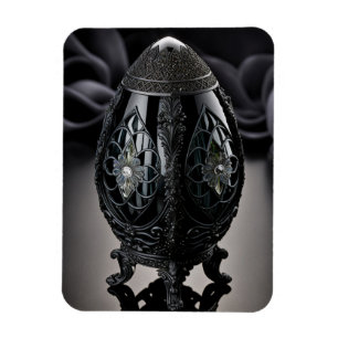 Gorgisk gotisk ägg med armar i Faberge Stil. Magnet