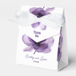 Gorgisk Lila Flower Bröllop Presentaskar