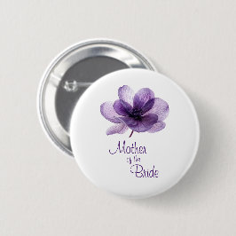 Gorgisk Lila Flower Budens mamma Knapp