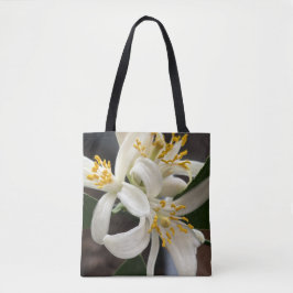 Gorgisk naturlig lemon-Blommar blomma Tygkasse