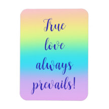 Gorgisk Pastel Rainbow Gradient Bröllop