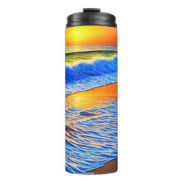 Gorgisk strandsolnedgång