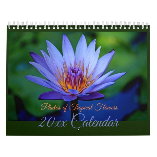 Gorgisk Tropical Flowers Calendar Kalender (Omslag)