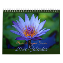 Gorgisk Tropical Flowers Calendar Kalender