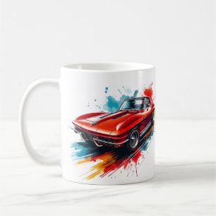 Gorgisk Vintage Corvette Coffee Mugg