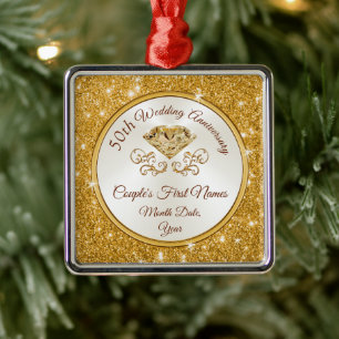 Gorglig 50-årsdag Ornament Personlig