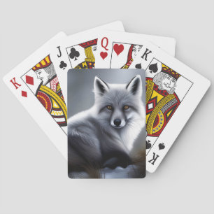 Gorglig artisk räv casinokort