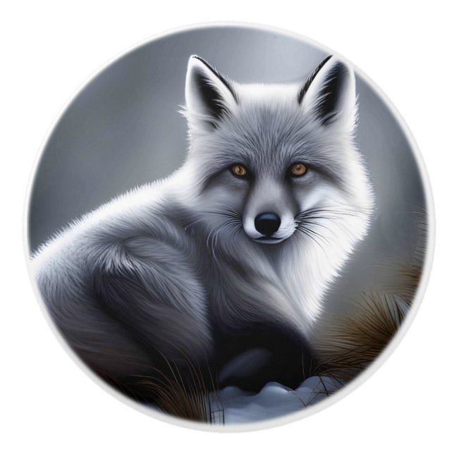 Gorglig artisk räv knopp (Framsidan)