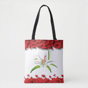 Gorglig Elegant Lily Glamous Hearths Tygkasse