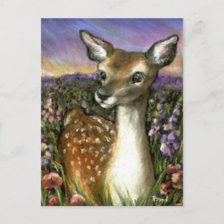Gorglig fawn vykort