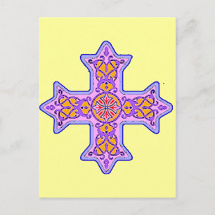 Gorglig Pastel Coptic Kor Vykort