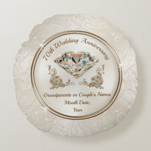 Gorglig Personlig - 70-årsjubiléet Rund Kudde