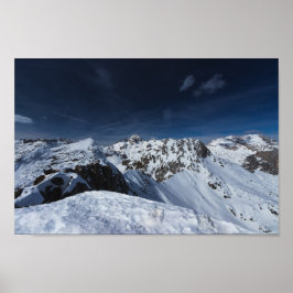 Gorglig syn från berget Viševnik, Slovenien Poster