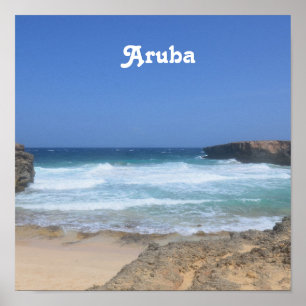Gorglig Vinkar-krasch i Aruba Poster