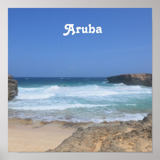 Gorglig Vinkar-krasch i Aruba Poster (Framsidan)