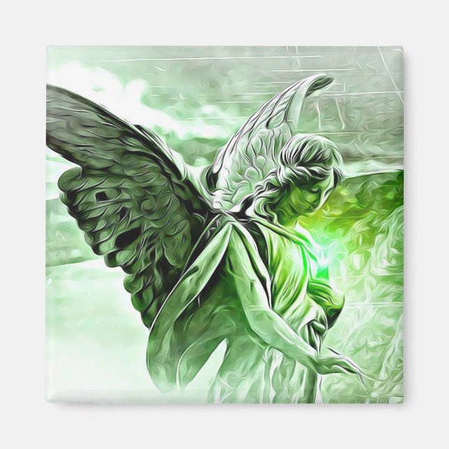 Gorgligt Mystical Himmelsk Angel Magnet (Framsidan)