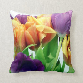 Gorgligt tulips Bouquet Kudde