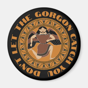 Gorgon: Terracotta kylix Siana kopp Magnet