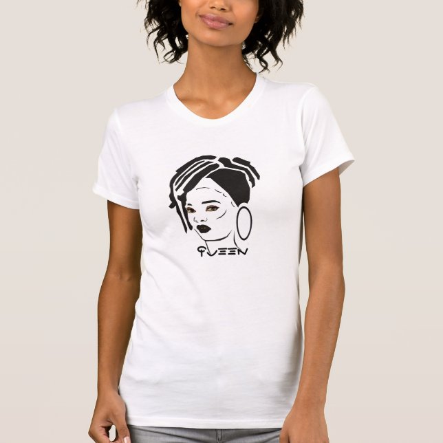 Gorgous African Queen T-Shirt (Framsida)