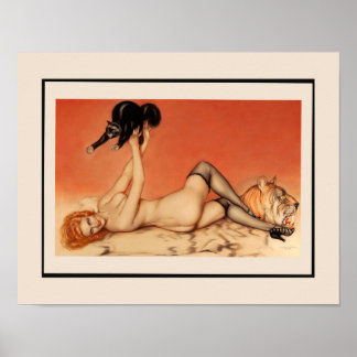 Gorgous Alberto Vargas Pin Poster