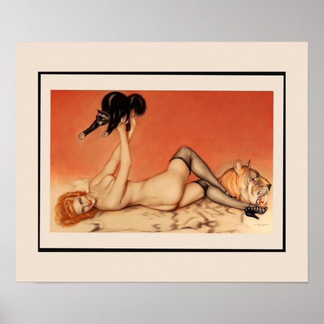 Gorgous Alberto Vargas Pin up Poster (Framsidan)