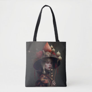 Gorgous Amanita Mushroom Witchy Tote Tygkasse