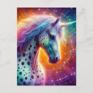 Gorgous Appaloosa Unicorn Vykort
