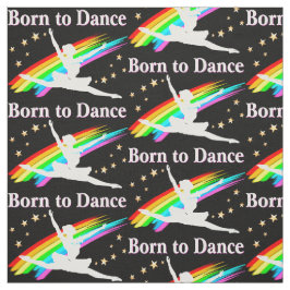Gorgous Ballerina och Dancer Rainbow Fabric Tyg