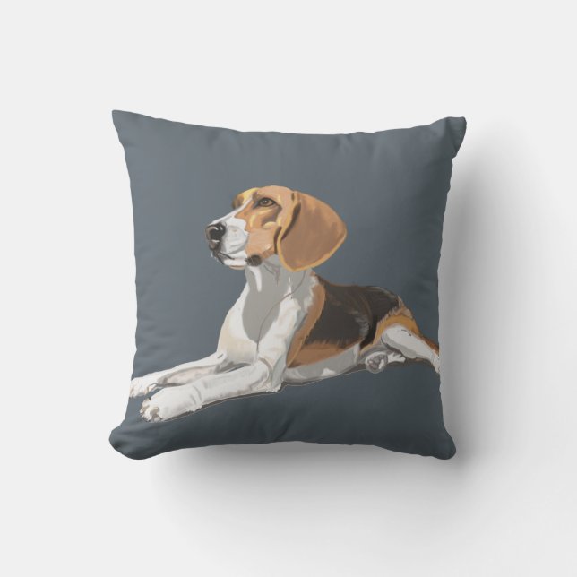 Gorgous Beagle Sitta Down Kudde (Framsida)