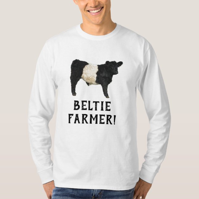 Gorgous Belted Galloway Steer Cutout T-Shirt (Framsida)