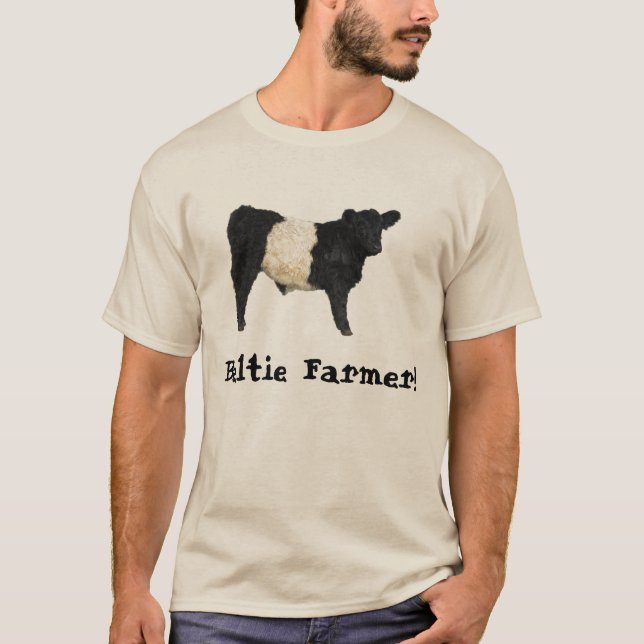 Gorgous Belted Galloway Steer Cutout T-Shirt (Framsida)