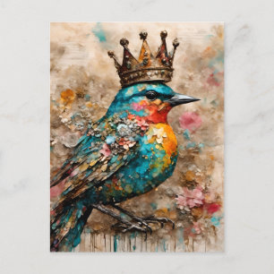 Gorgous Bird i Krona Vykort
