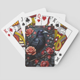 Gorgous Black Raven Ro Garden Casinokort