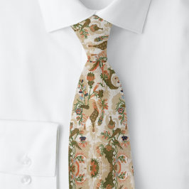 Gorgous Botanical Blommigt Beige Grönt | Slips