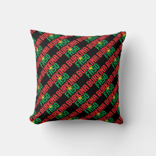Gorgous Burkina Faso National Flagga Kudde