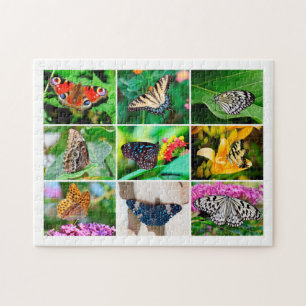 Gorgous Butterflies Collage, Ålder 8, 252 Delar Pussel