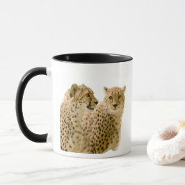 Gorgous Cheetah BeVacker Cat Photo Mugg
