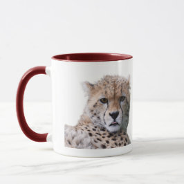 Gorgous Cheetah BeVacker Cat Photo Mugg