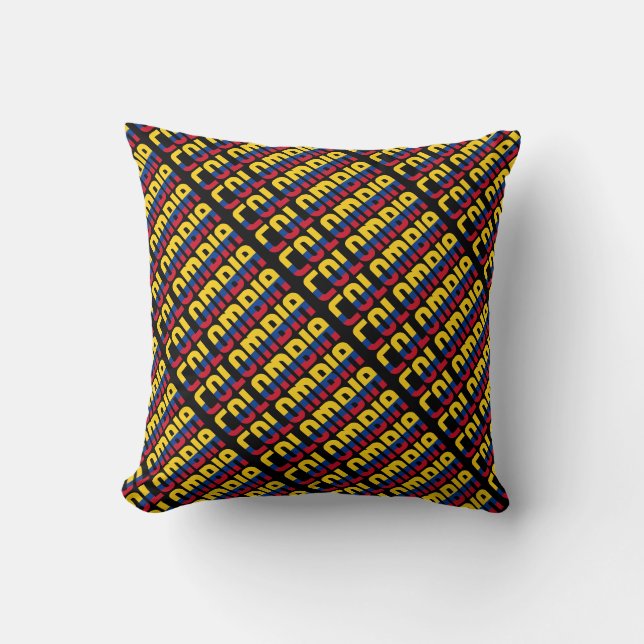 Gorgous Colombia National Flagga Kudde (Framsida)