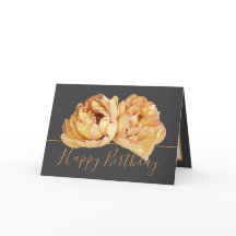 Gorgous Cream Peony Chic Blommigt Bouquet Birthday