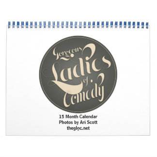 Gorgous Dam of Comedy 15 Month Calendar Kalender